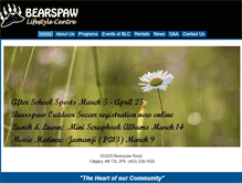 Tablet Screenshot of bearspawlc.org